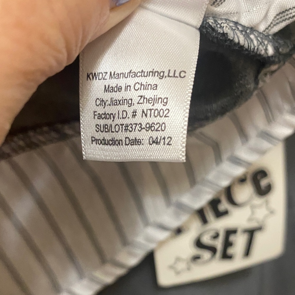 Knitworks Gray and Pink Striped Ensemble - Picture 10 of 10